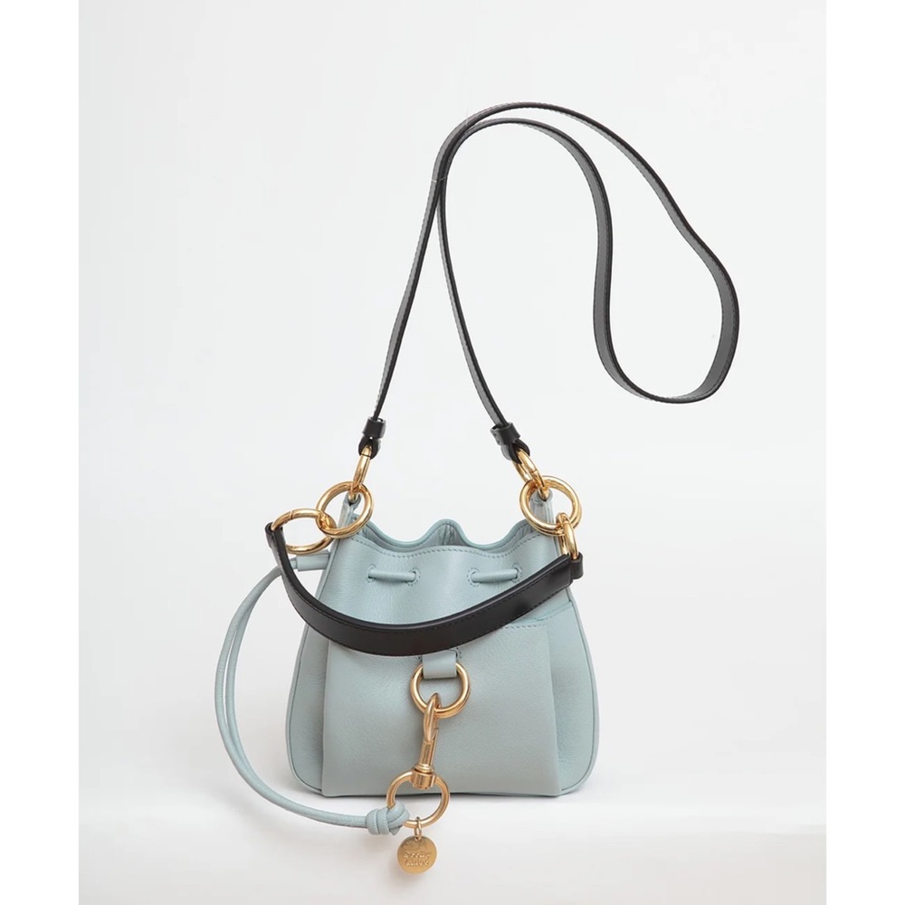 See By Chloe Blue Tony Shoulder Bag EUC - Picture 4 of 16